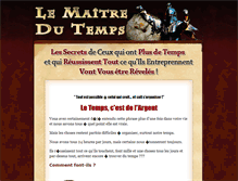 Tablet Screenshot of le-maitre-du-temps.alliance-vaillante.fr