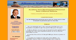 Desktop Screenshot of alliance-vaillante.fr