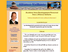 Tablet Screenshot of alliance-vaillante.fr