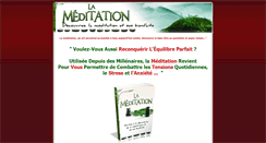 Desktop Screenshot of meditation.alliance-vaillante.fr